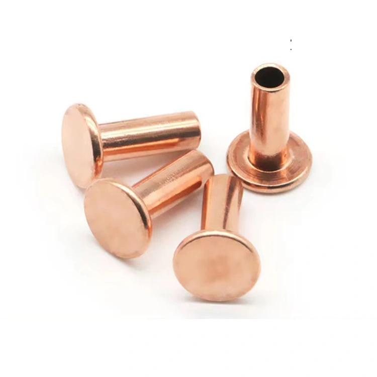 구리 반중공 리벳