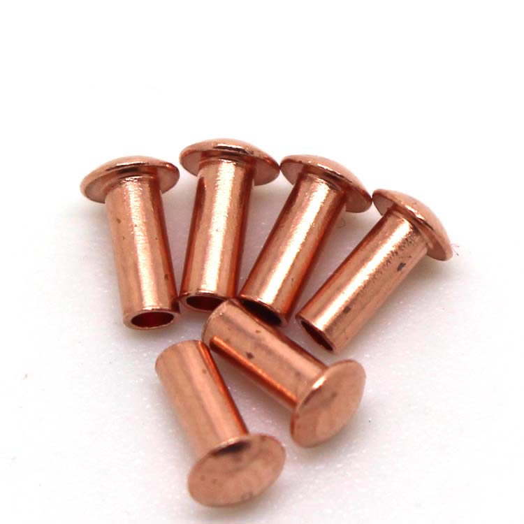 구리 반관형 리벳
