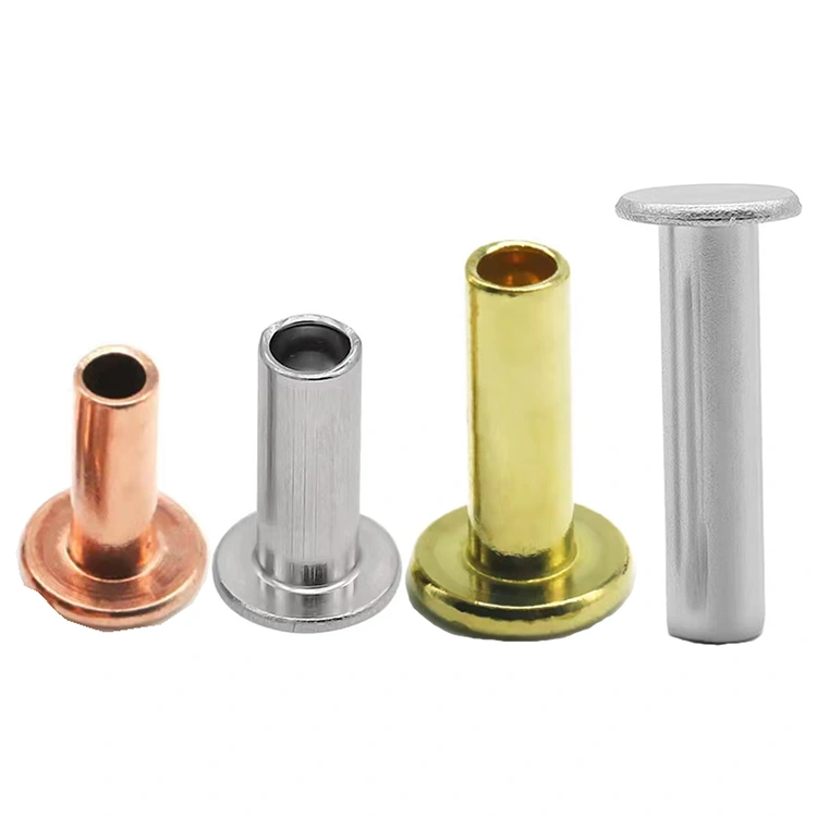 플랫 헤드 반중공 리벳