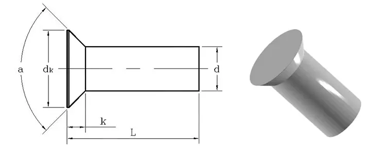 SUS316L solid rivets