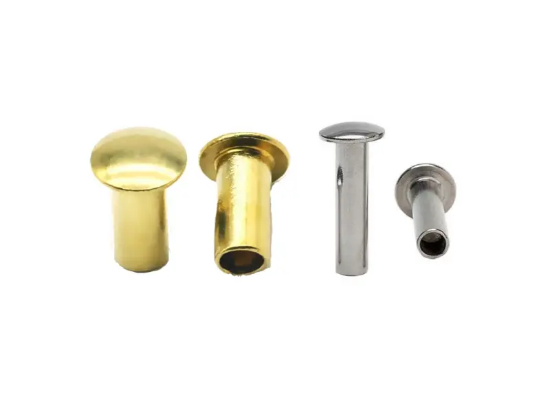 둥근 머리 반중공 리벳